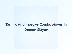 Tanjiro and Inosuke Combining Their Fighting Styles